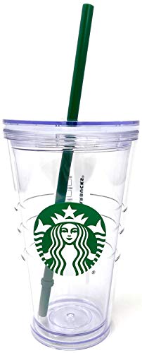 Starbucks Cold Cup Clear Grande Tumbler Traveler With Green Straw Logo – 16oz | The Storepaperoomates Retail Market - Fast Affordable Shopping