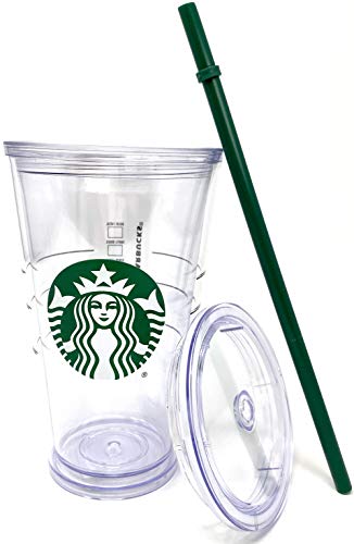 Starbucks Cold Cup Clear Grande Tumbler Traveler With Green Straw Logo – 16oz | The Storepaperoomates Retail Market - Fast Affordable Shopping
