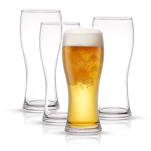JoyJolt Callen 15.5oz Beer Glasses Set of 4 Beer Pint Glass. Craft Beer Glass, Pilsner Glasses, IPA Beer Glass. Solid Glassware Beer Cup. Classic Beer Gifts, Beer Cups, Mugs and Beer Glasses for Men | The Storepaperoomates Retail Market - Fast Affordable Shopping