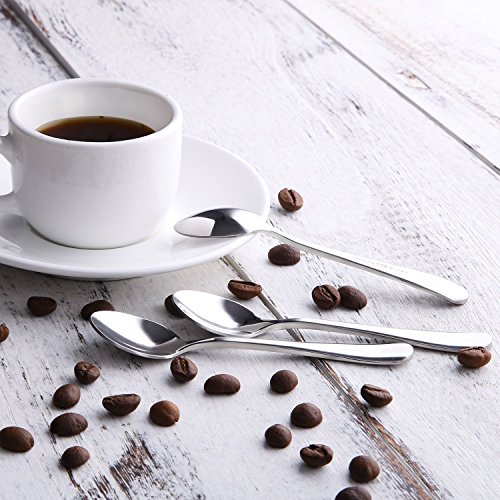 Demitasse Espresso Spoons,12-piece Mini Coffee Tiny Stainless Steel Spoons Bistro Small Spoons for Dessert, Tea, Appetizer(4.7Inch)… | The Storepaperoomates Retail Market - Fast Affordable Shopping