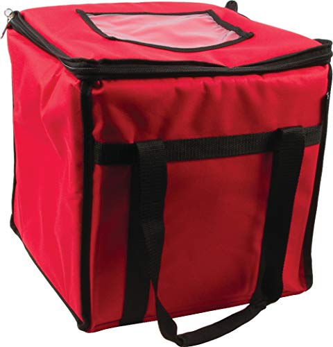 San Jamar FC1212-RD San Jamar FC1212-RD Insulated Pizza Delivery Bag, 12” x 12” x 12”, Nylon, Red | The Storepaperoomates Retail Market - Fast Affordable Shopping