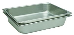 Update International STP-164 S/Steam Table Pan, Sixth Size, 4 in Deep, 18-8 Stainless Steel AISI-304