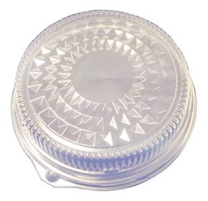 Durable Packaging Plastic Dome Lid for Round Disposable Pan, 12″ (Pack of 25)