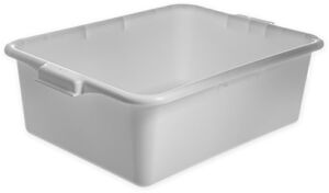 CFS N4401102 Comfort Curve™ Ergonomic Wash Basin Tote Box, 7″ Deep, White