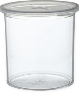 CFS Classic™ Round Storage Container with Lid, 1.2 Quart Crock, Clear
