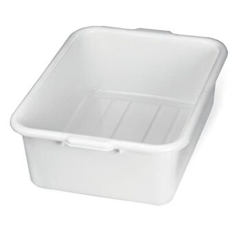 TableCraft 1537W White 7″ Polyethylene Bus Box | The Storepaperoomates Retail Market - Fast Affordable Shopping