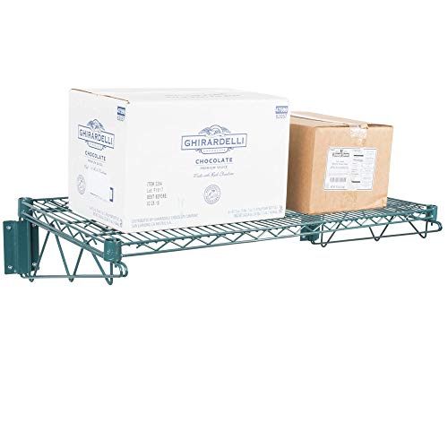 Commercial Epoxy Green Wire Shelving Wall Shelf 14 x 24 – NSF | The Storepaperoomates Retail Market - Fast Affordable Shopping
