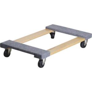 Ironton Carpeted Mover’s Dolly – 1000-Lb. Capacity, 30in.L x 18in.W