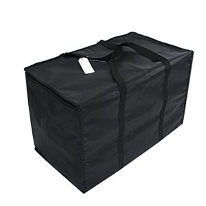 Insulated Nylon Heated Pizza/Food Delivery Bag Black Food Packing Nylon Bag by 23in by 13in by 15inch Black