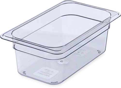 CFS Plastic Food Pan 1/4 Size 4 Inches Deep Clear | The Storepaperoomates Retail Market - Fast Affordable Shopping