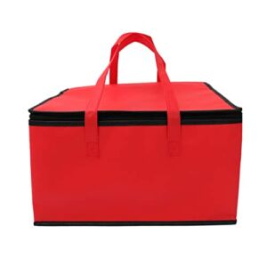 Pizza Food Delivery Bag Insulated: Delivery Keep Warm Cold Food Bag Grocery to Go Bag Portable Cake Handle Delivery Pouch