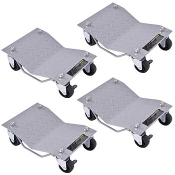 XtremepowerUS 4-piece Wheel Car Dolly Repair Slide Vehicle Car Moving Skates Dolly (Pack of 4) Rated at 6000lbs. | The Storepaperoomates Retail Market - Fast Affordable Shopping