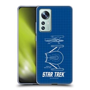 Head Case Designs Officially Licensed Star Trek Romulan Bird of Prey Ships of The Line TOS Soft Gel Case Compatible with Xiaomi 12
