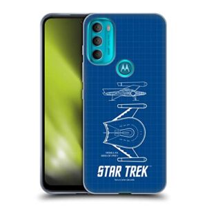 Head Case Designs Officially Licensed Star Trek Romulan Bird of Prey Ships of The Line TOS Soft Gel Case Compatible with Motorola Moto G71 5G
