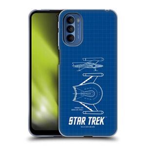Head Case Designs Officially Licensed Star Trek Romulan Bird of Prey Ships of The Line TOS Soft Gel Case Compatible with Motorola Moto G41