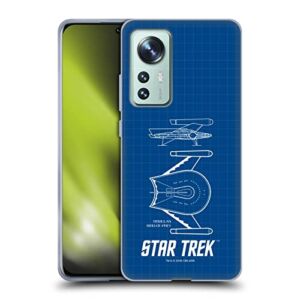 Head Case Designs Officially Licensed Star Trek Romulan Bird of Prey Ships of The Line TOS Soft Gel Case Compatible with Xiaomi 12 Pro