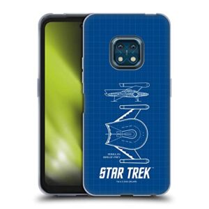 Head Case Designs Officially Licensed Star Trek Romulan Bird of Prey Ships of The Line TOS Soft Gel Case Compatible with Nokia XR20