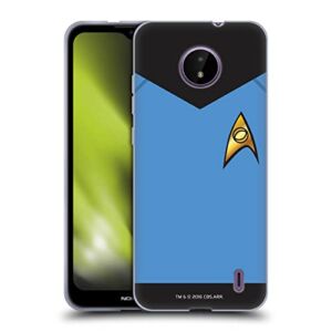 Head Case Designs Officially Licensed Star Trek Sciences Uniforms and Badges TOS Soft Gel Case Compatible with Nokia C10 / C20