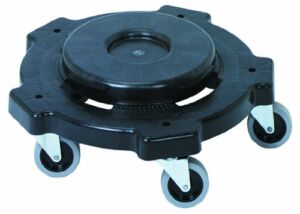 Continental 3255 Black Huskee Round Dolly