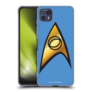 Head Case Designs Officially Licensed Star Trek Sciences Solo Uniforms and Badges TOS Soft Gel Case Compatible with Motorola Moto G50 5G