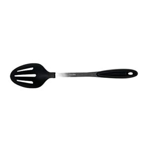 MH GLOBAL Black Nylon Slotted Spoon 13″ Suitable for Restaurant, Food Shop, Catering Hall