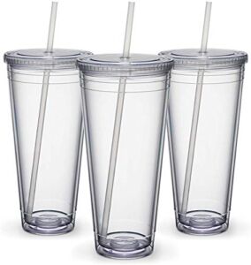 Maars® Insulated Travel Tumblers 32 oz. | Double Wall Acrylic | 3 Pack