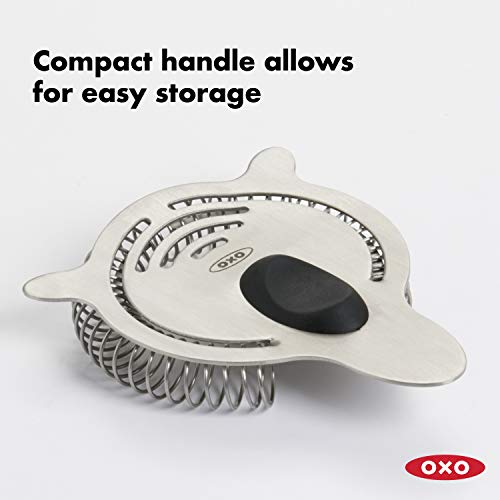 OXO Cocktail Strainer, Steel | The Storepaperoomates Retail Market - Fast Affordable Shopping
