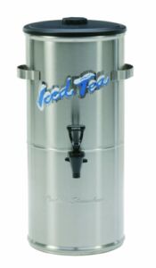 Wilbur Curtis Iced Tea Dispenser 3.0 Gallon Round Tea Dispenser – Designed to Preserve Flavor – TC-3H (Each)