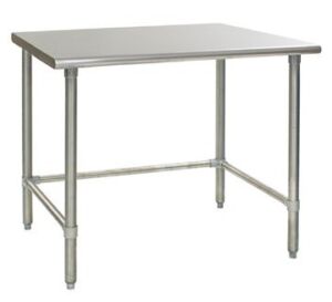Universal SG3048-RCB – 48″ X 30″ Stainless Steel Work Table W/ Galvanized Cross Bar