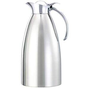 Service Ideas 982C20 Carafe, Stainless Steel, Polished, 2 L