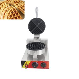 Kolice Commercial Electric Single Head 4 Lattice Waffle Maker, Non-Stick Waffle Machine,Waffle Iron, Panini Press Grill, Snack Food Machine for Household, Restaurant, Snack Bar, Kitchen