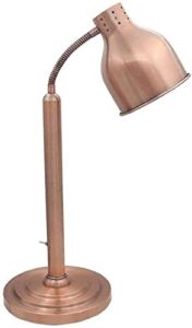 WANYE Adjustable Heat Lamp Single Head Food Display lamp Buffet Hotel Insulation lamp Food Barbecue lamp Commercial Food Service Equipment (Color : Red Bronze, Size : A)