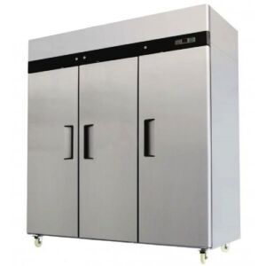77.8″ 3 Door Commercial Grade Stainless Steel Reach In Freezer, 69.2 Cubic Feet, MBF-8003