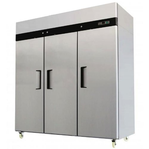 77.8″ 3 Door Commercial Grade Stainless Steel Reach In Freezer, 69.2 Cubic Feet, MBF-8003 | The Storepaperoomates Retail Market - Fast Affordable Shopping