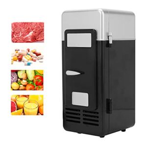 Mini USB Fridge, Compact Cooler Foods Skin Care Product Small Refrigerator Portable Thermoelectric Cooler for Skincare, Beverage, Bedroom, ETL Listed