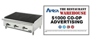 Atosa USA ATRC-36 Heavy Duty Stainless Steel 36-Inch Radiant Broiler – Propane