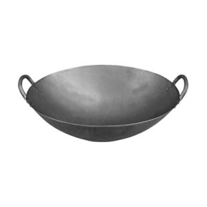 Chef’s Supreme – 19″ Hand-Hammered Cantonese Wok, Each