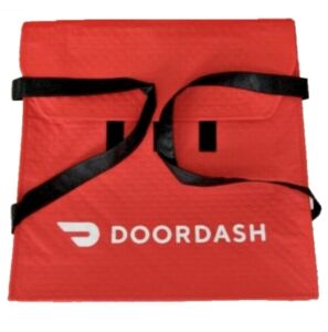 DoorDash Red Pizza Delivery Bag, Insulated, DDH079