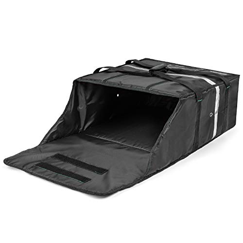 Homevative Insulated Pizza & Food Delivery Bag, fits 4 Large Pizzas or Trays, 20″ x 20″ x 8″, Black | The Storepaperoomates Retail Market - Fast Affordable Shopping