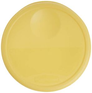 Rubbermaid Commercial Lid (Lid Only)for Round Food Storage Container, Fits 12 Qt. Containers, Yellow (FG573000YEL)