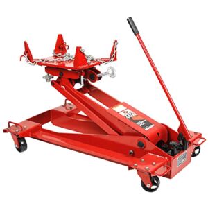 AFF Heavy Duty Transmission Jack (Multiple Weight Capacities) – Constructed with High-Grade Steel, Red