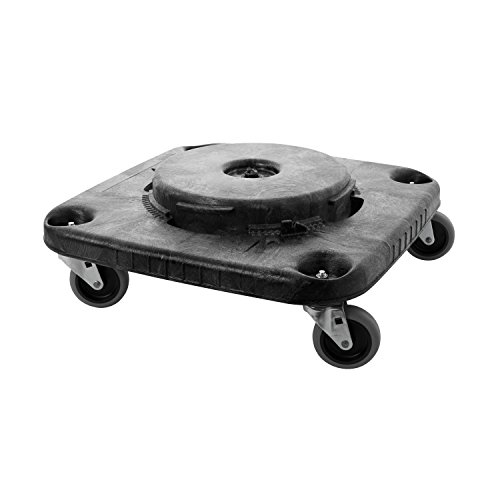 Rubbermaid Commercial Products BRUTE Square Dolly, Black, Use with BRUTE Trash Cans, Wheels | The Storepaperoomates Retail Market - Fast Affordable Shopping