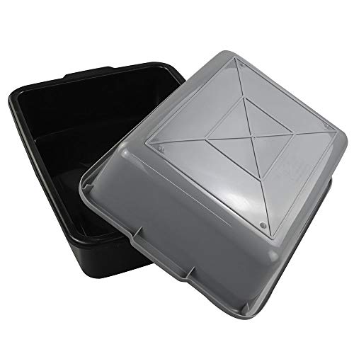 Lesbin 13 L Plastic Commercial Tote Box, Bus Tubs/Bus Box, 4-Pack | The Storepaperoomates Retail Market - Fast Affordable Shopping