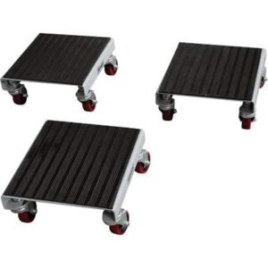 Roughneck 3-Pack Utility Dolly Set – 1,500Lb. Capacity, Steel