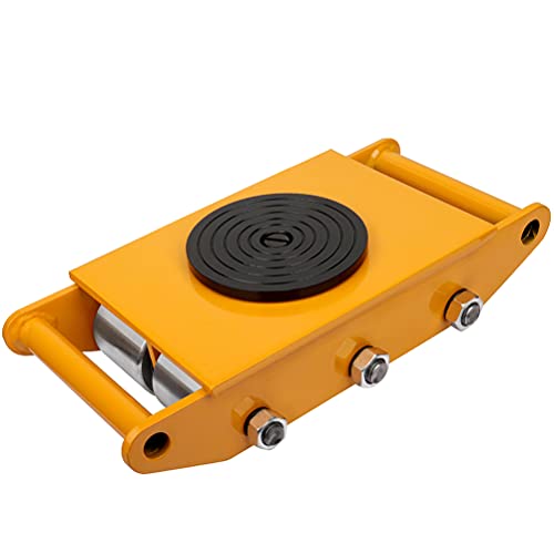 XCFDP Machine Skates, 8T Machinery Skate Dolly, 17600lbs Machinery Moving Skate, Machinery Mover Skate with 360° Rotation Cap, Heavy Duty Machine Dolly Skate for Industrial Moving Equipment,1pc | The Storepaperoomates Retail Market - Fast Affordable Shopping