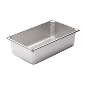 6″ Deep Full Size Super Pan II® Stainless Steel Steam Table Pans (12-0283) Category: Buffet Food Pans