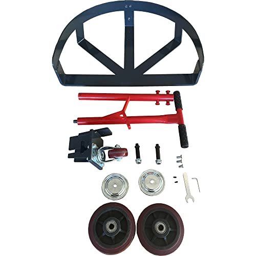 55 Gallon Drum Dolly, Drum Caddy, Drum Truck, Steel, PU Wheels, Low Profile, 1100 lbs Capacity, Pake Handling Tools | The Storepaperoomates Retail Market - Fast Affordable Shopping