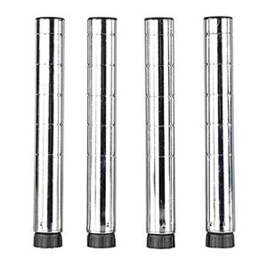 Regal Altair Chrome Wire Shelving Posts | Pack of 4 Posts | NSF Commercial Heavy Duty (Chrome Wire Shelving Posts, 74”H)