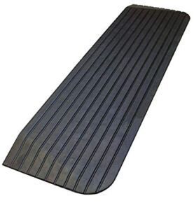 RK Safety RK-RTR02 1.5″ Rise Solid Rubber Power Wheelchair Scooter Threshold Ramp (1 Pc)