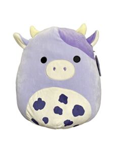Squishmallows Official Kellytoy Squishy Soft Plush Toy Animal (14 Inch, Bubba The Purple Cow)